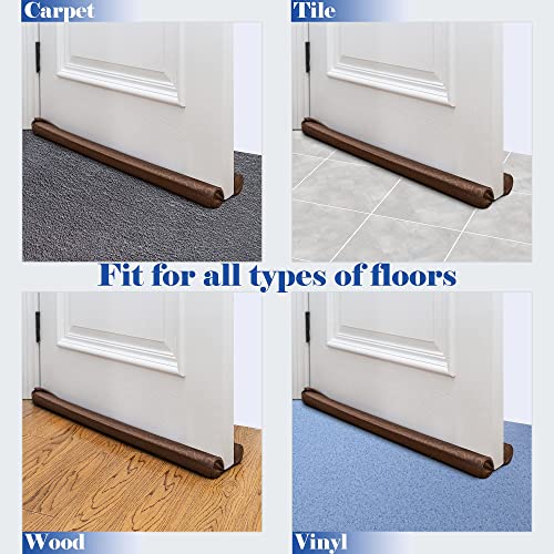 Door Draft Stopper, Draft Stopper For Bottom Of Door Shmily Adjustable Size From 32" To 38", Cover Gap Up To 1.5". Dust-Proof, Draft-Proof, Water-Proof, Winter-Proof, Block Light, Block Noise(Grey) #TOP7