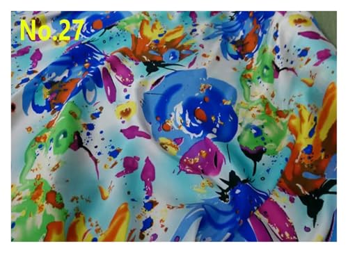 Tissu 100% soie pure imprimé Chine multicolore haut de gamme pour couture et loisirs créatifs