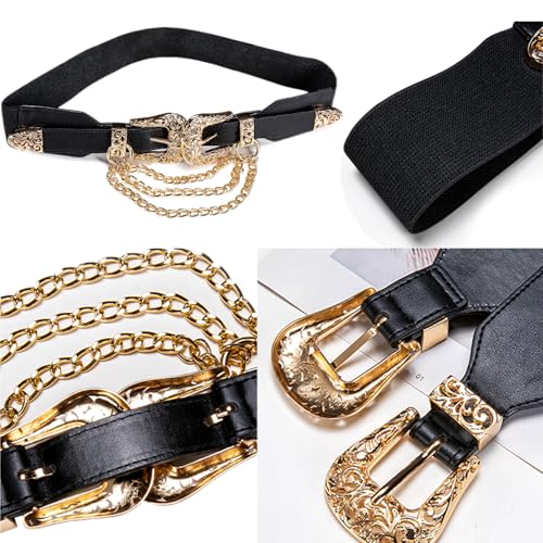 Barry.Wang 2pcs Pearl Belts Gift for Women Wedding Sash Belt for Dress Crystal Rhinestone Off White Waist Chain 95cm4