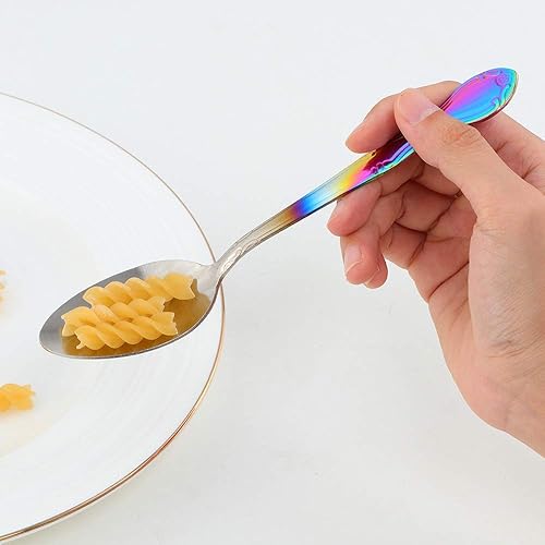 Miniatura 513 de Juego de 12 cucharas de café, mini cucharas de café, cucharas de espresso de acero inoxidable, cucharas pequeñas para postre, té, aperitivo, 4.6