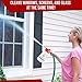 Full Crystal Window Cleaning Kit- 4 oz Glass Cleaner and Bottle with 27ft Reach will clean up to 20 Windows- Scrub Free, Rinse Free Glass Cleaner Spray Removes Dirt, Grime and Water Deposits