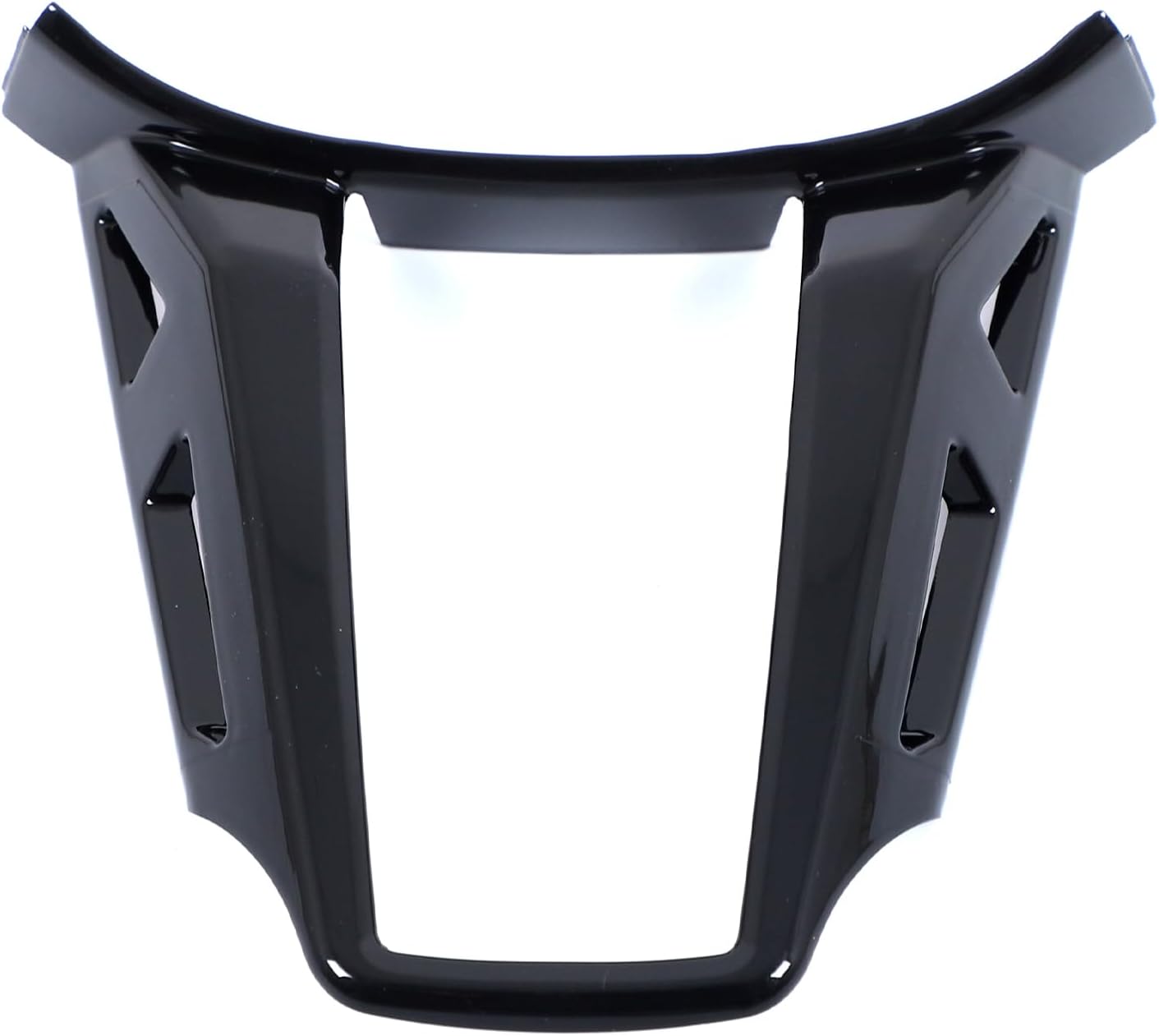 Car U-Shape Steering Wheel Frame Cover Trim Suitable for BMW 5 Series 2024, Car Steering Wheel Chin Sticker for BMW Accessories, Car Accessories Interior (Piano, Black)