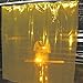 Steel Guard Safety Welding Curtain - H- 6' x W- 6' - See-Thru 14 mil Yellow Transparent Welding Curtain