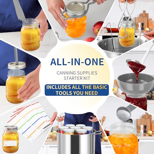 Image of Canning Supplies Starter Kit,Canning Kit Set for Beginners