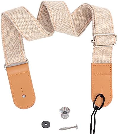 Sangle De Guitare HEMOTON Robuste Pour Ukulélé Et Guitares Folk - 140 Cm, Polyester Réglable, Usage Intérieur/extérieur