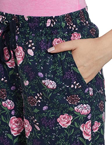 Image of Marks & Spencer Womens Floral Print High Rise Regular Fit Trouser