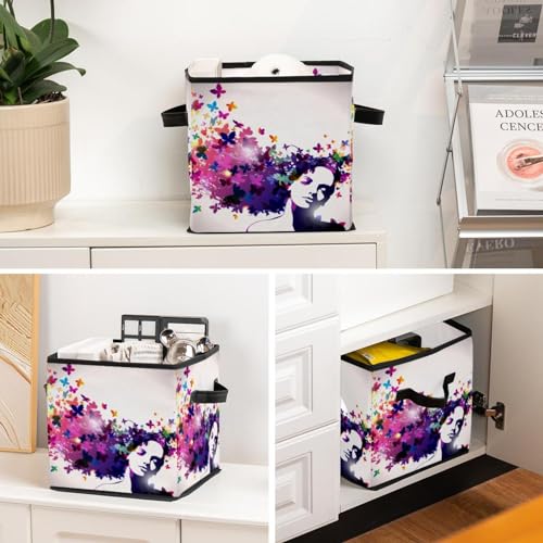 Cube de rangement pliable avec poignées pour optimiser placard et chambre - 6