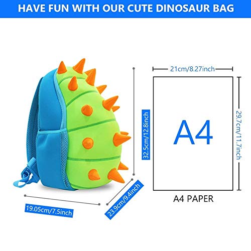 Yisibo Kids Dinosaur Backpack Toddler Backpack Waterproof Preschool Travel Schoolbag Backpack For Kindergarten Bookbags Boys Girls 2-7 Years #TOP3