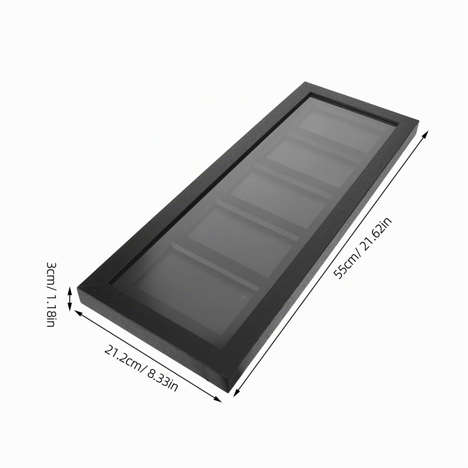Kartenhalterrahmen Vitrine Spielkartenrahmen Psa Vitrinenkasten Wandhalterung Kartenständer Sammelkarten Vitrinenkasten Psa Kartenrahmen Schwarz