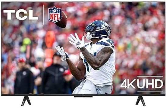 تلفزيون TCL 43 بوصة S Class 4K UHD HDR Dolby Vision Dolby Atmos Audio LED Motion Rate 240 Deep Learning AI Smart TV مع Google TV 43S571G