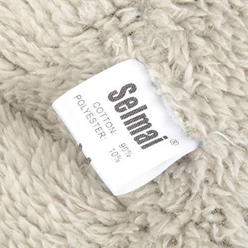 selmai Bekleidung für kleinen Hund (Weibchen/Männchen), Fleece-Fell-Schneeanzug mit Kapuze, für Winter, Overall, wasserdicht