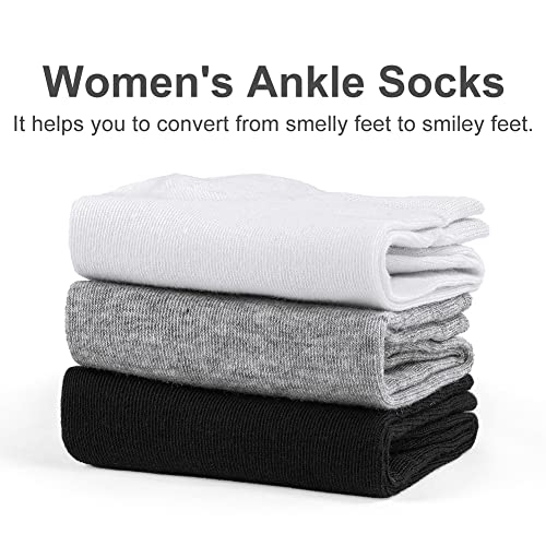 Brand COTTON SOCKS ASSORTED Charmking 8 Pairs Ankle Socks For Women Non Slip Cotton Socks No Show Socks Classic Low Cut Casual Socks thumb #6