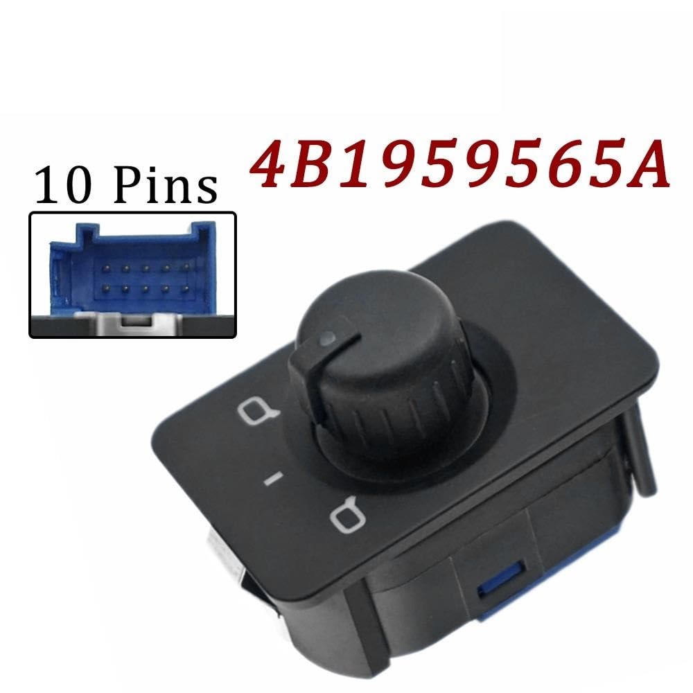 Car Mirror Switch for A3 S3 1997-2003 Electric Mirror Knob Adjustment Switch with Memory 4B1959565A 4B1 959 565 A
