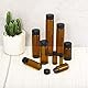 PATIKIL 10mL Reagenz Media Flasche 12Paket Rund Glas Lagerflaschen Schraube Kappe Braun
