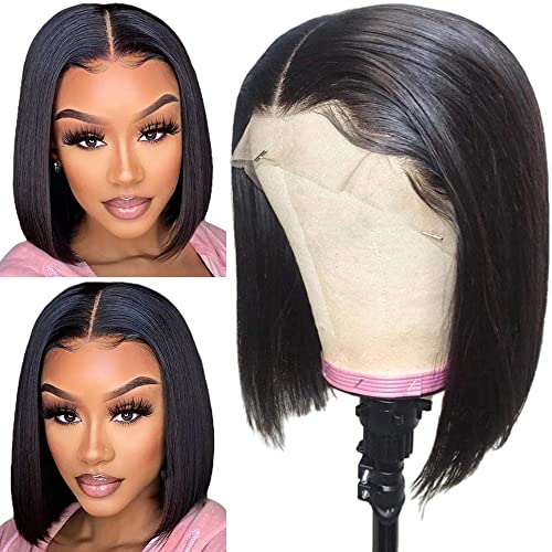 Qangelabeauty �{�u�E�B�b�O �l�� 16�C���` 13x4 HD �t�����g�{�u�E�B�b�O �l�� ���O�E�ݎ�� �x�r�[�w�A �X�g���[�g�E�B�b�O ���l�����p 180%���x �V�R���E�B�b�O