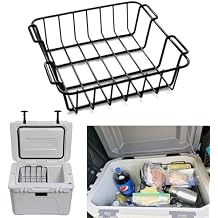 12.5" long Cooler Basket for Yeti Tundra 50&65, lgloo 52QT, Ozark Trail 52QT, Pelican Elite 45 & 70etc,Stainless Steel Storage Dry-Goods Basket Suitable for coolers with all internal diameters 12.5"