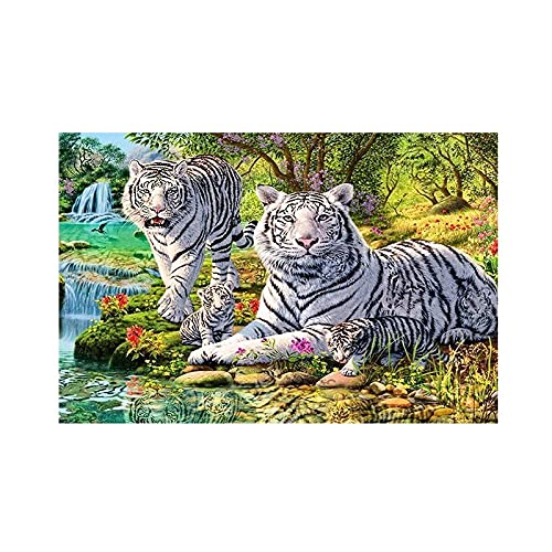 Peinture diamant 5D de qualité supérieure grand format 80x200cm animal