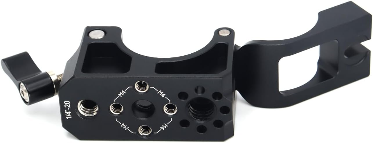 30mm Handheld Ring Grip Fixed Clamp with 1/4" 3/8" M4 Threads Compatible with DJI RS2 Mount Accessories
