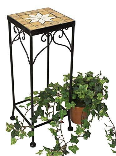 DanDiBo Blumenhocker Mosaik Eckig 46 cm Blumenständer 12012 Beistelltisch Pflanzenständer Mosaiktisch DanDiBo Blumenhocker Mosaik Eckig 46 cm Blumenständer 12012 Beistelltisch Pflanzenständer Mosaiktisch