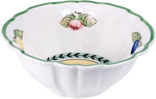 Juego de 4 cuencos de arroz estriados French Garden de Villeroy & Boch - 20 onzas