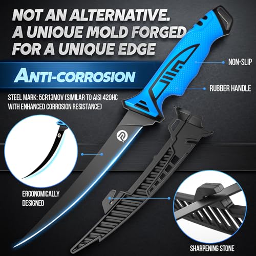 Image of PLUSINNO Fishing Gear, Fishing Tools, Fishing Accessories, Corrosion Resistant Fishing Pliers Kit, Fishing Knife, Floating Fish Lip Gripper Fishing Gifts for Men, Gifts for Fishermen