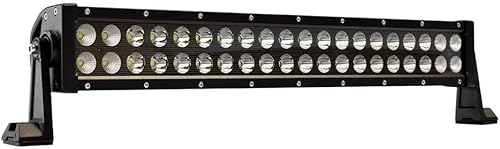 DV8 Offroad  Barra de luz LED  Doble fila de 50 pulgadas  21,500 lúmenes de LED Cree  Carcasa de aluminio con aletas de calor  Lente de
