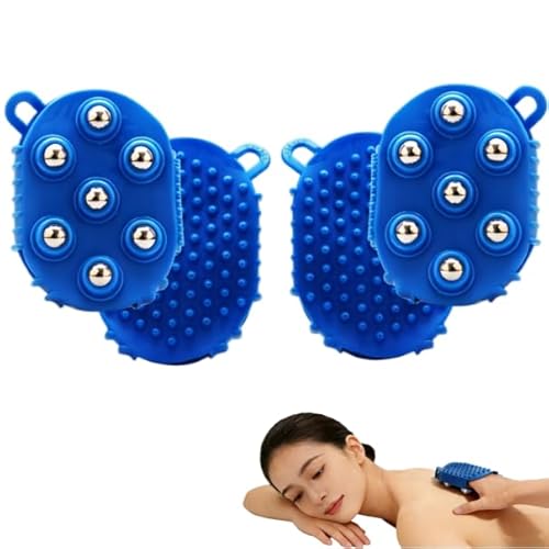 Roller Ball Glove Massager, 2Pcs Lymphatic Massage Tool Gua Sha