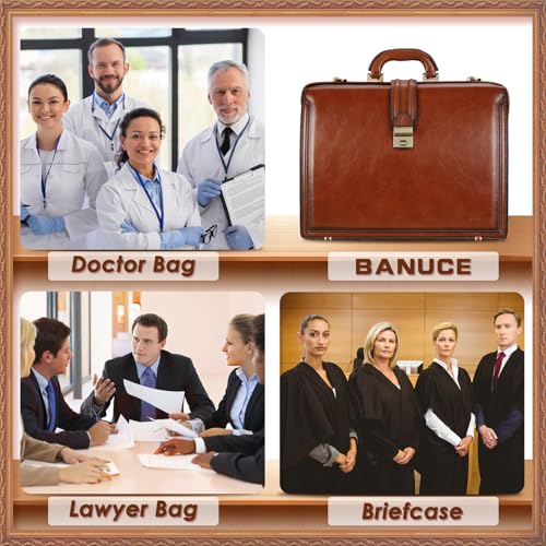 Banuce Doctor & Lawyer Leather Bag