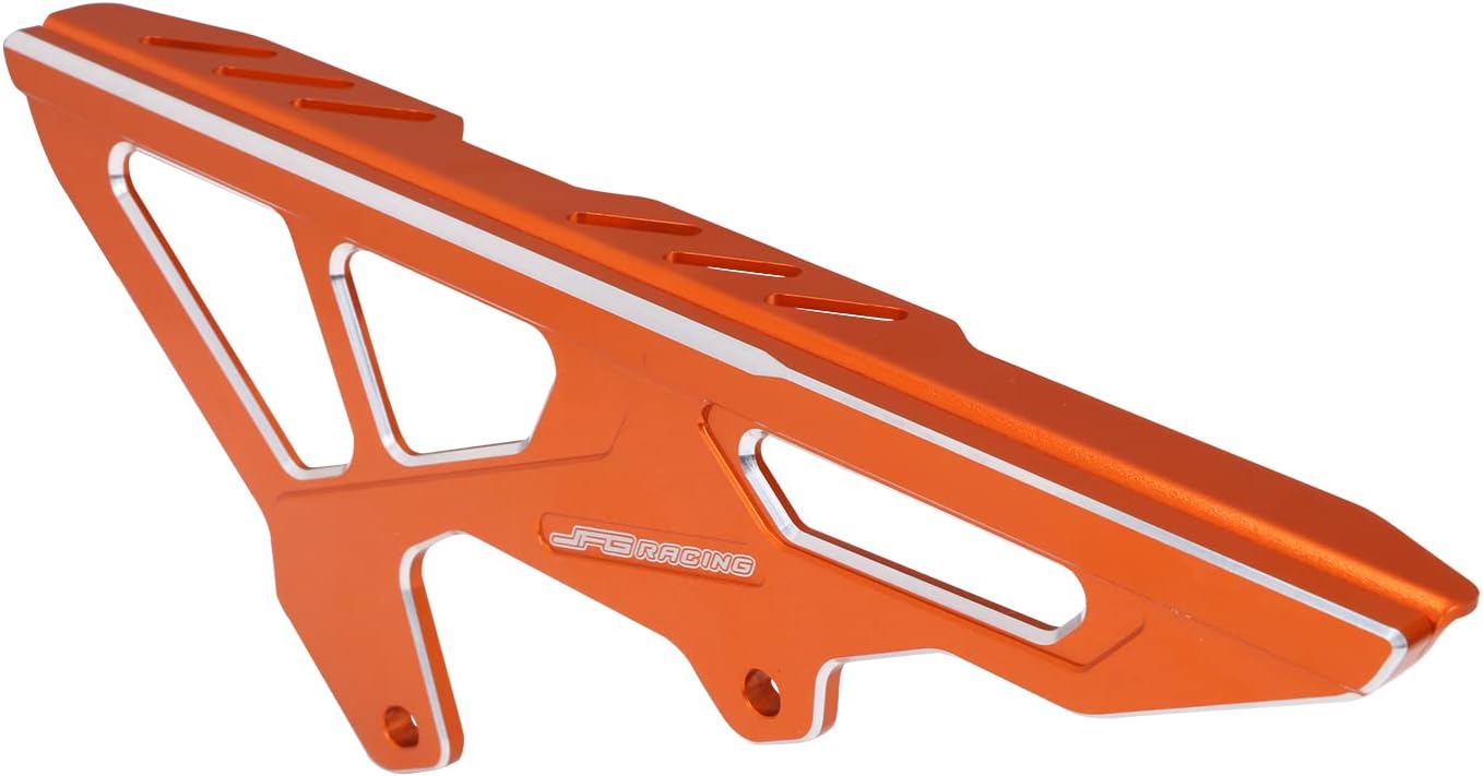 JFG RACING Sur Ron Chain Guards,Dirt Bike Chain Guard Protector Protection Cover CNC for Surron Sur Ron Light Bee S/X Segway X260/X160 Electric Bike EBike Orange