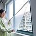 tow000ack Window Insulation Kit,Punch Free Plastic Window Cover for Winter to Keep Cold Out,Thickened Reusable Weatherproofing Window Insulation Film,with Tape,Custom (36in x 67in)