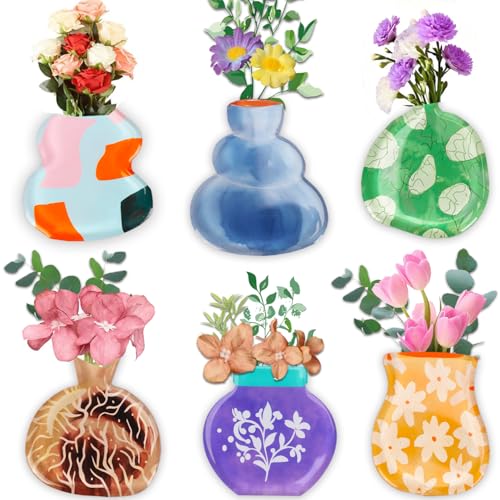 Imanes Decorativos Grandes en Forma de Flor para Nevera