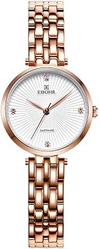Watches Women Watches Men Waterproof Watches Men Orient Watches ZHANGZONG Women Luxury Stainless Steel Case Quartz Wrist Watch Stainless Steel Strap White Gold ColorA, Size