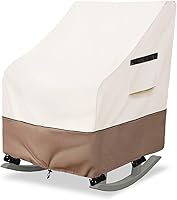 Vista 16 de Funda para Sofá de Exterior para Muebles de Patio - Funda Resistente Impermeable para Sofá de Patio de 3 Plazas para Todo Clima, 79"x38"x35" (Beige)