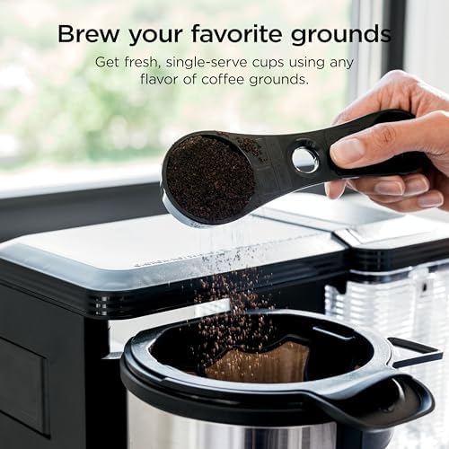 Ninja Specialty Coffee Maker | Includes 10-Cup Carafe, Fold-Away Frother, Permanent Filter & Removable, Dishwasher Safe Reservoir | 6 Brew Styles, 8 Cup to Travel Mug to Pot Sizes | Black | CM401 - 2