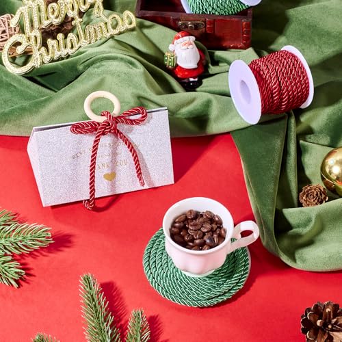 Bestewelry 8 m Christmas Polyester Twine Rope 5 mm Satin silk thread Macrame cord String for Bracelet Necklace Jewelry Making Home Decoration - Image 2