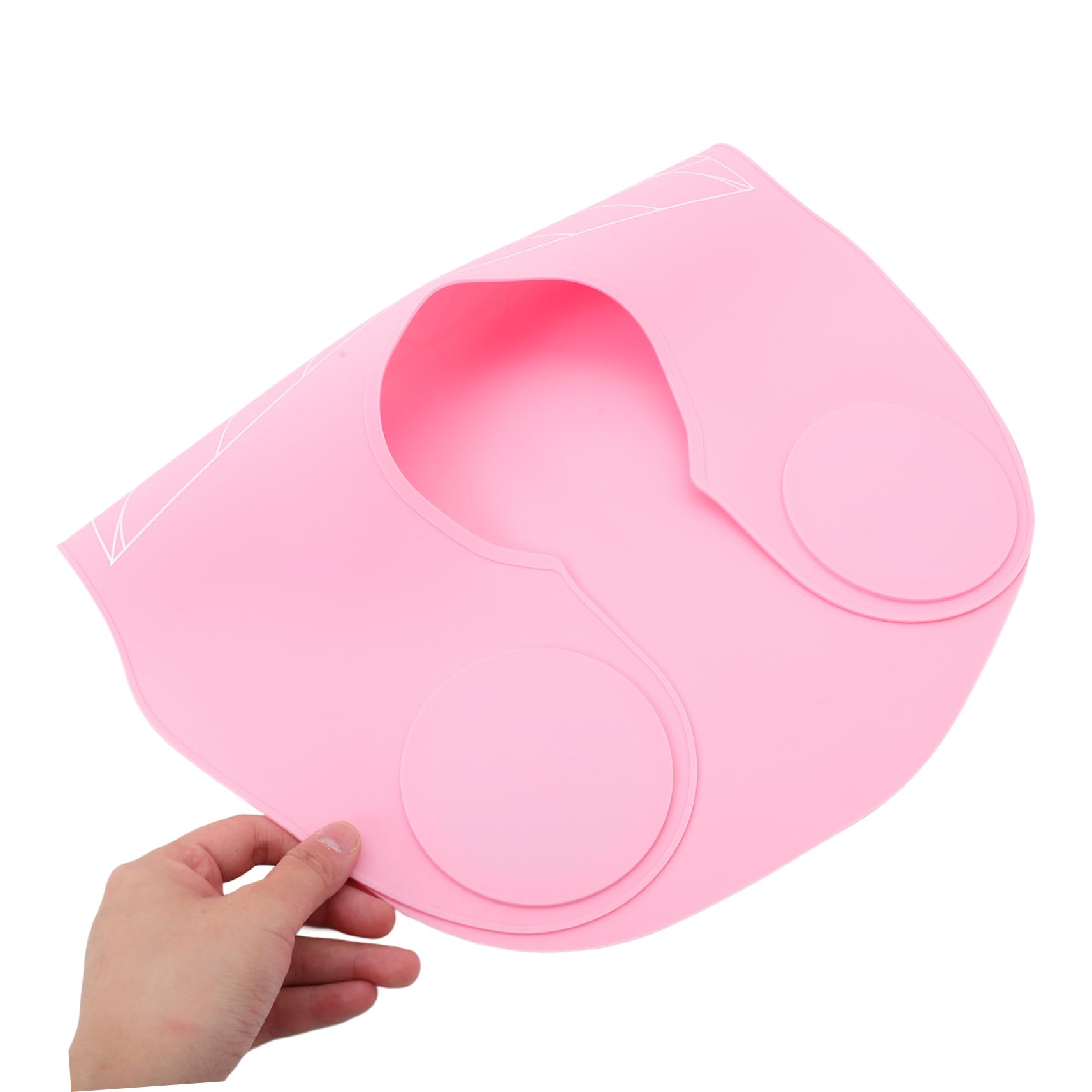 PLAFOPE Capa de Peluquería de Silicona Rosa para Mujeres, Gran Cobertura y Protección contra Tintes y Permanentes, Adecuado para Salones
