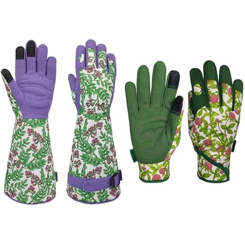 MSUPSAV Gardening Gloves,Garden Gloves with Touchscreen,Work Gloves Cover