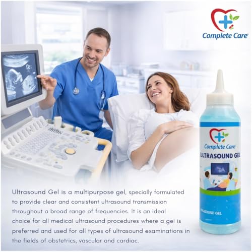Image of Ultrasound Gel for Physiotherapy, Medical Grade Conductive Ultra Sound Gel, Bubble-Free, Non-Greasy, Skin-Friendly Gel for USG, Sonography & Therapy Machines, 250 ml Pack of 4