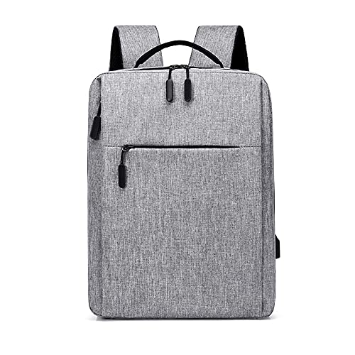 Lily-top Travel Backpack with USB, Water Resistant Durable College School Backpack for Women & Men, for 15.6-Inch Laptop and Notebook (grey)