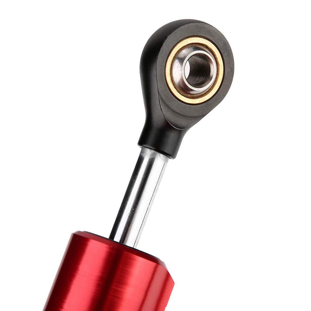 Für EBTOOLS Motorrad Lenkungsdämpfer rot Lenkungsdämpfer, Universal und Teile Motorrad Lenkungsdämpfer Stabilisator aus Aluminiumlegierung Motorrad Blau und Schwarz, Rot und Schwarz