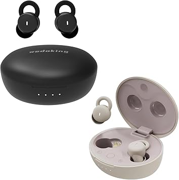 Sleeping Earbuds, Noise Blocking Sleep Headphones Small Design for Side Sleepers w/Mic No Touch Control Wireless Sleeping Buds