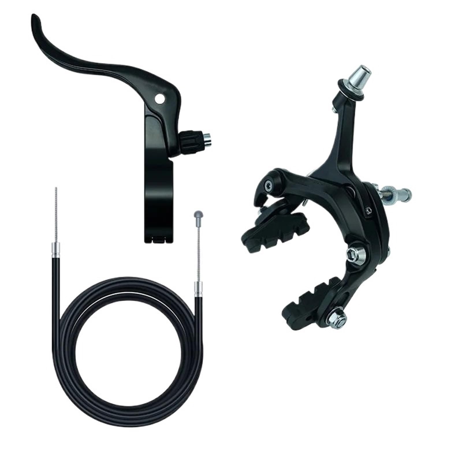 POAYUEWR Bike Rear Brake Kit 31.8mm 22.2mm Aluminum Alloy Brake Levers Caliper Brakes Bicycle Parts Bike Brake Drum(22.2MM-RL)