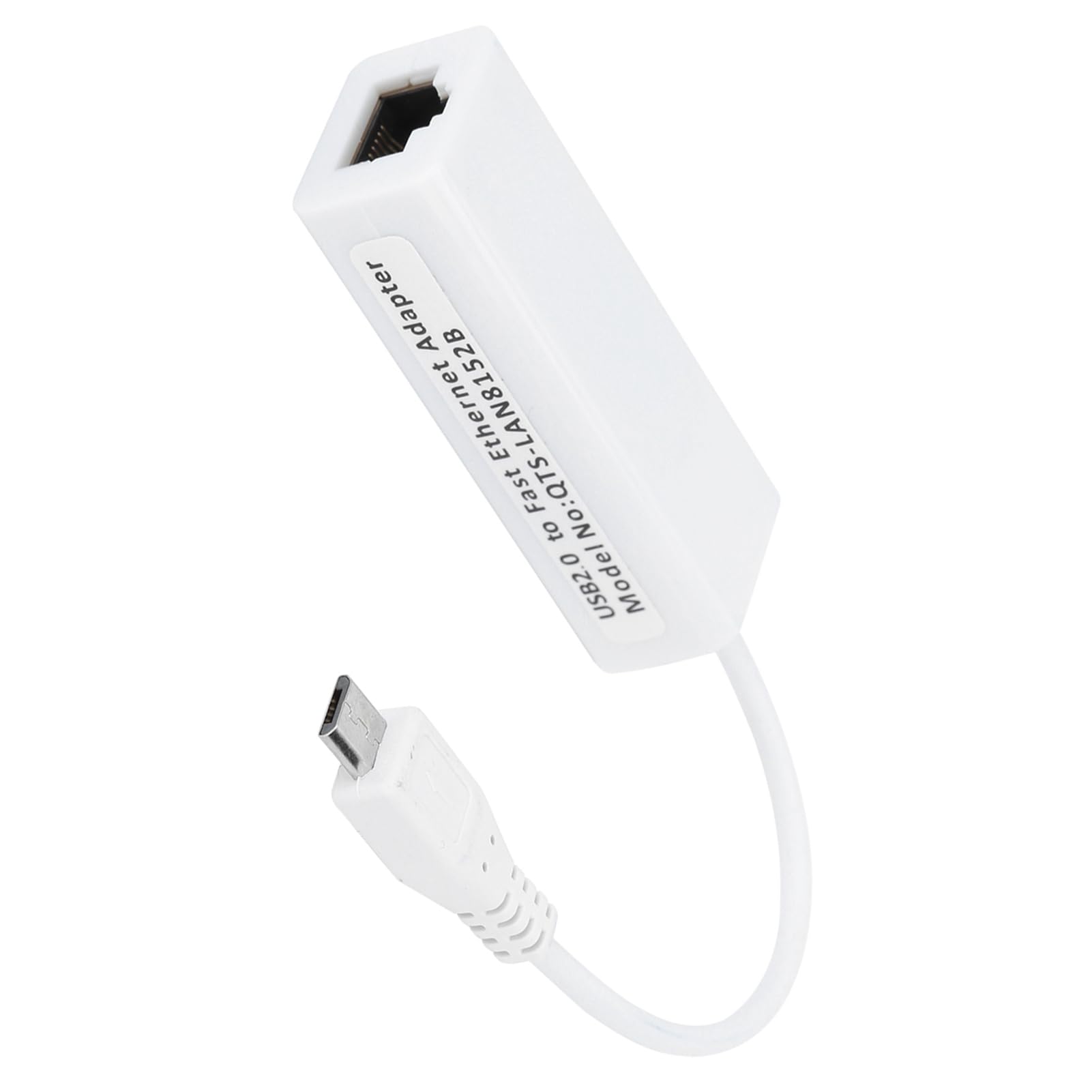 Adaptateur Ethernet Micro USB vers RJ45 Haute Vitesse 10 100 Mbps pour Réseau MacOS