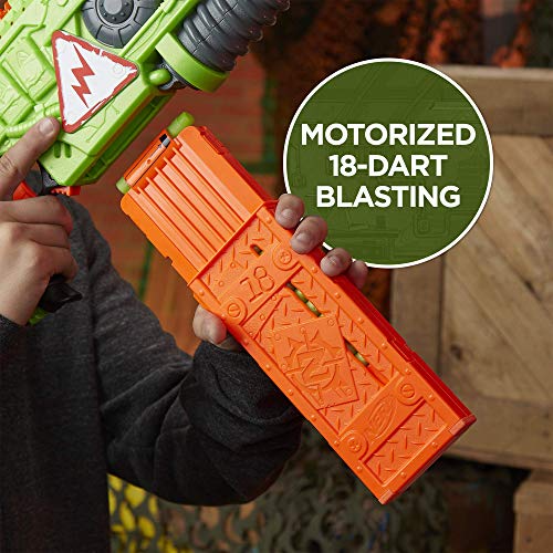 NERF Revoltinator Zombie Strike Toy Blaster with