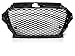 Front Grill Compatible with Audi A3 8V Cabrio 2 Doors 3 Doors 4 Doors 5 Door 2012 2013 2014 2015 2016 RS-57 Front Central Sport Grill Honeycomb Mesh Grille Glossy Black