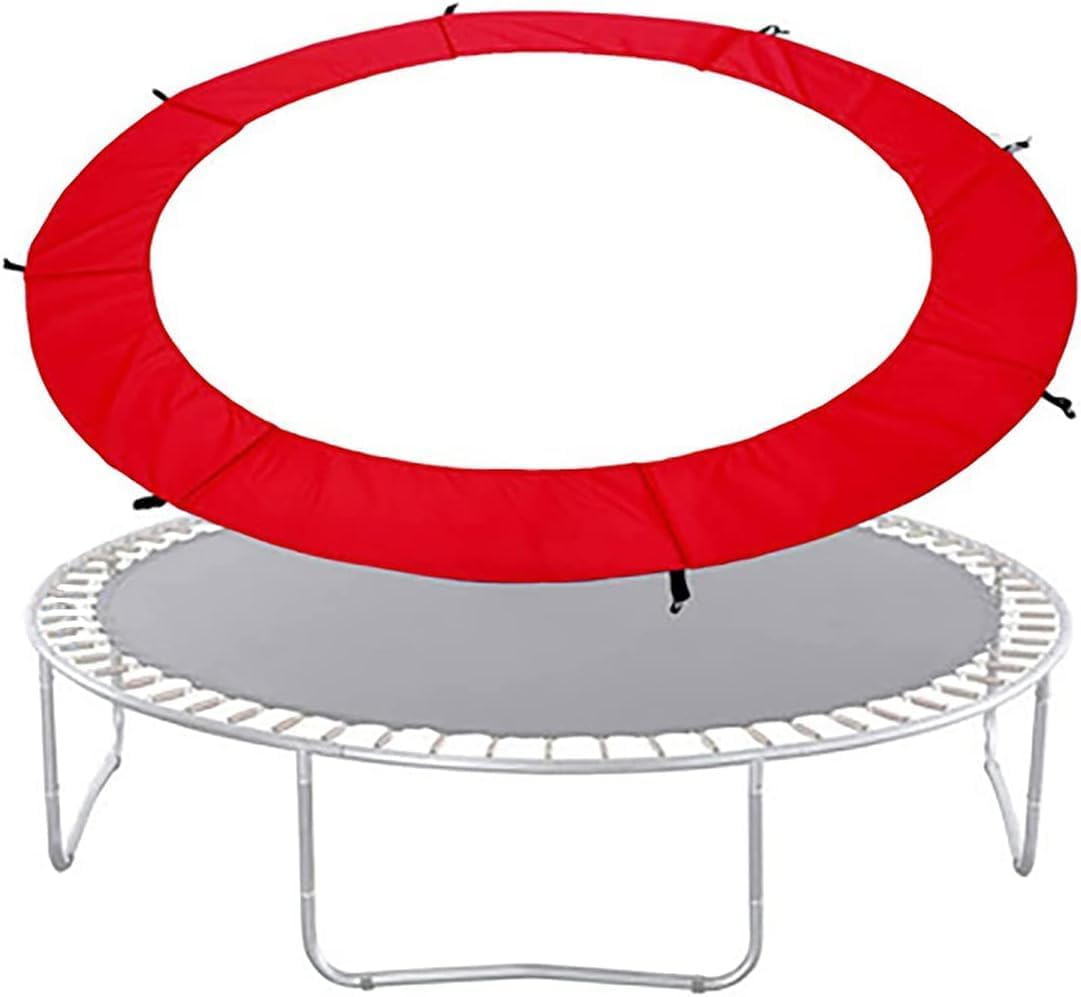 Trampoline Replacement Spring Cover Mat 6ft 8ft 10ft 12ft 14ft 15ft 16ft Trampoline Edge Cover, Red (Color : Red, Size : 16ft)