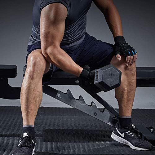 Wf Athletic Supply Rubber Coated Solid Steel Cast-Iron Pair Dumbbells, Rubber Hex Dumbbells, Hex Weights Dumbbells For Muscle Toning, Full Body Workout, Home Gym Dumbbells, Pair #TOP7