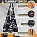 Rack-A-Tiers Croc's Needle Nose Wire Strippers AWG 10-22, Wire Crimper & Stripper, Wire Stripper Cutter, Ergonomic Glow-in-the-Dark Handles, Wire Insulation Stripper (47000)