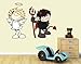 Produktbild Klebefieber Wandtattoo Devil & Angel B x H: 50cm x 35cm