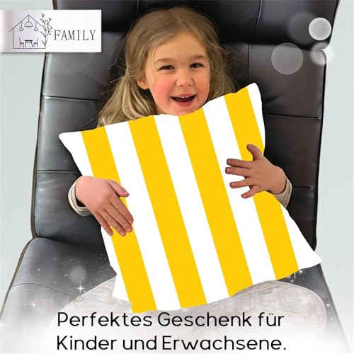 Housse coussin 75 x 75 cm lot de 4 imperméable extérieur salon - 7